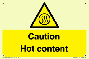 Caution Hot content